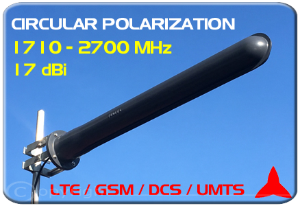 AR1061 antenna polarizzazione circolare 1710 2700MHz Protel